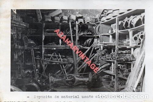 Militaria: A&Ntilde;OS 40, CUARTEL EJERCITO DEL SUR,AUTOMOVILISMO, COMPA&Ntilde;IA, DEPOSITO MATERIAL,128X178MM