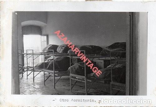 Militaria: A&Ntilde;OS 40, CUARTEL EJERCITO DEL SUR,AUTOMOVILISMO, COMPA&Ntilde;IA, DORMITORIO,128X178MM