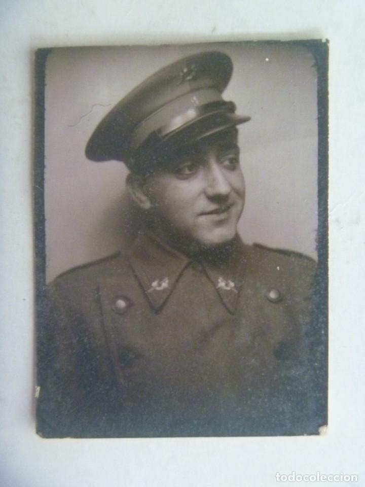 Militaria: REPUBLICA : FOTOMATON DE MILITAR DE INFANTERIA , 1936.