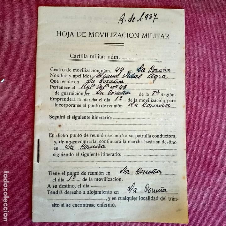 Militaria: Hola de movilizaci&oacute;n militar