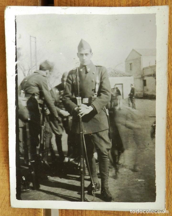 Militaria: FOTOGRAFIA DE SOLDADO DEL CUERPO DE INGENIEROS, MIDE 9 X 7,2 CMS.