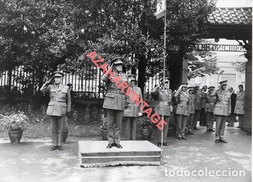 Militaria: ESPECTACULAR FOTOGRAFIA DEL TENIENTE GENERAL GUTIERREZ MELLADO PASANDO REVISTA, 24X17 CMS