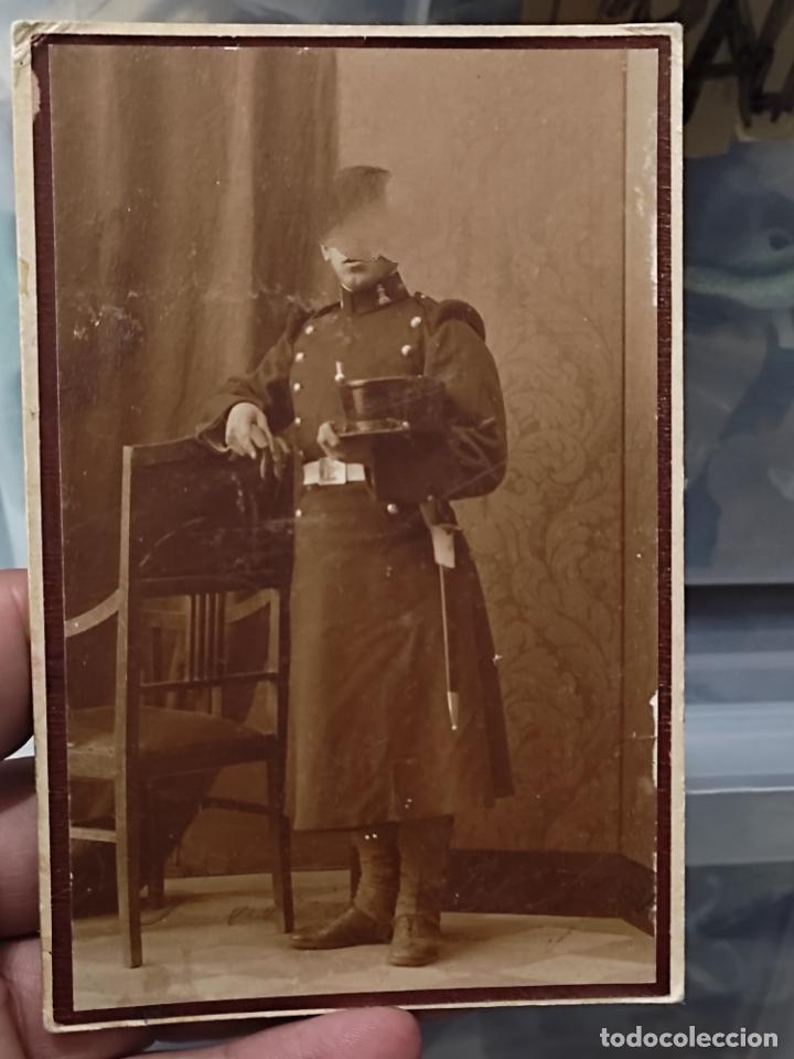 Militaria: MILITAR OFICIAL MILITAR INGENIEROS EPOCA ALFONSINA ESTUDIO YO FOTOGRAF&Iacute;A POSTAL ESCRITA VER DORSO