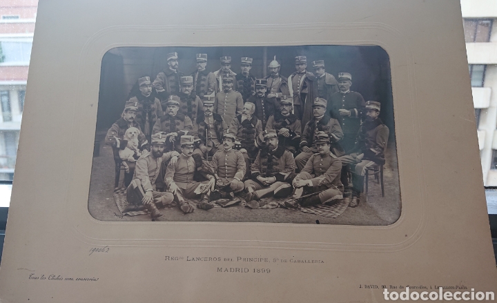 Militaria: Foto 1899 lanceros del pr&iacute;ncipe, caballer&iacute;a excepcional foto original, perfecta, una joya,