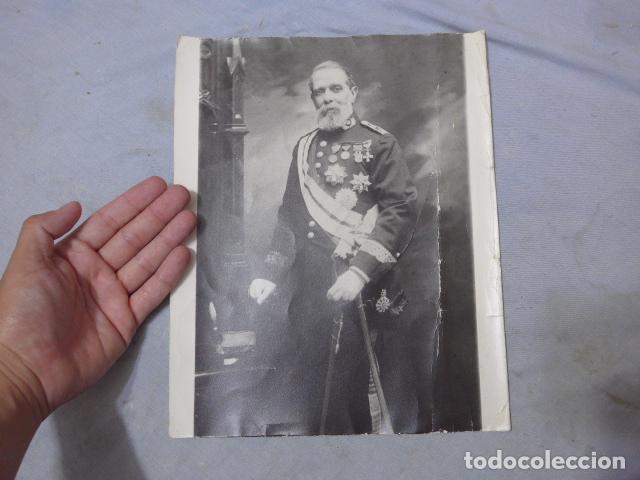 Militaria: * Antigua fotografia de general alfonsino, epoca Alfonso XII-XIII. ZX