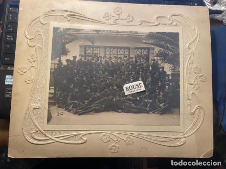 Militaria: MILITAR - ANTIGUA FOTOGRAFIA GRUPO DE MILITARES ACADEMIA MILITAR - ARTILLERIA PRINCIPIO S. XX - MONT
