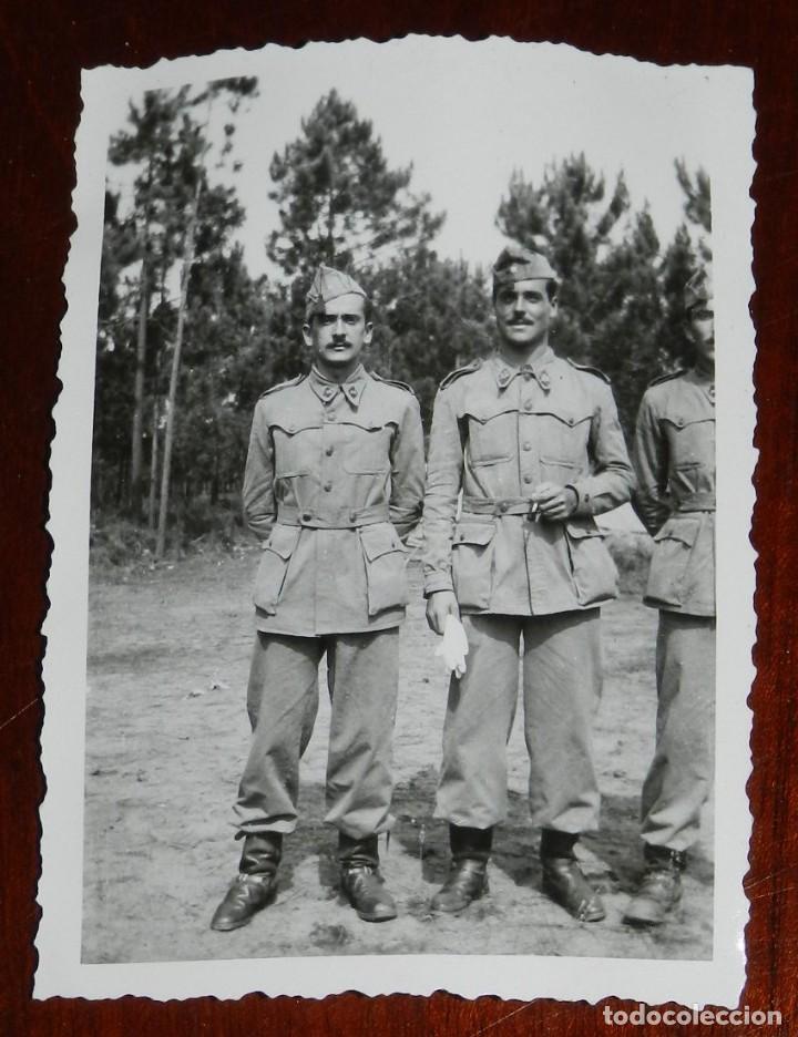 Militaria: FOTOGRAFIA DE SOLDADOS DE INFANTERIA, MIDE 8,5 X 6 CMS.