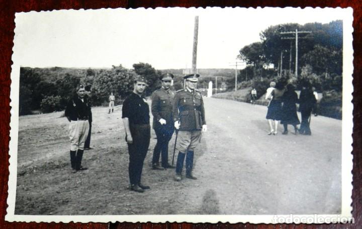 Militaria: FOTOGRAFIA DE OFICIALES, TAMA&Ntilde;O POSTAL.