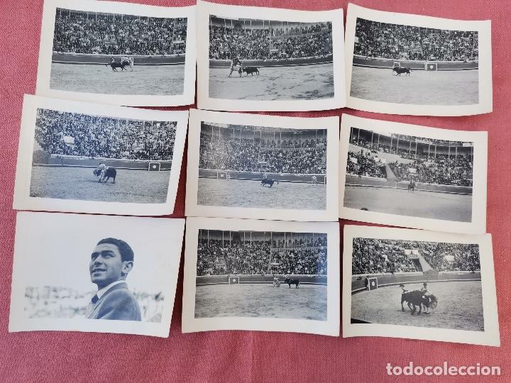 Militaria: 1940`s RARO CONJUNTO DE 9 FOTOGRAFIAS LISBOA PRA&Ccedil;A DE TOUROS CAMPO PEQUENO RARO