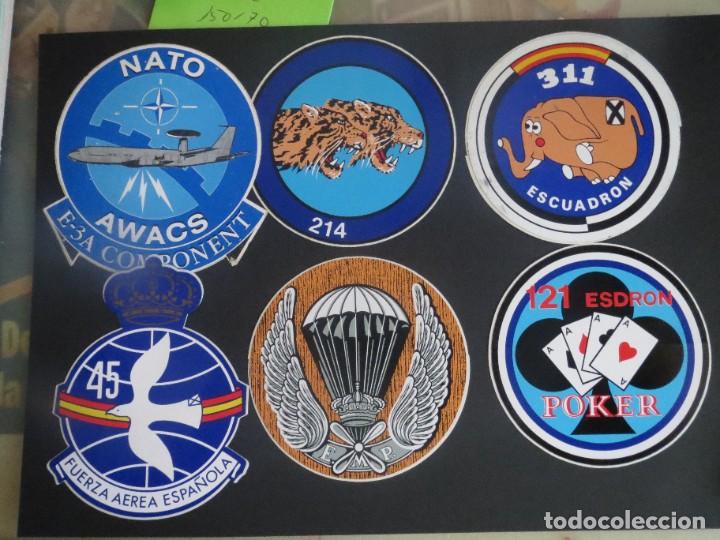 Militaria: lote pegatinas ejercito - Foto 1
