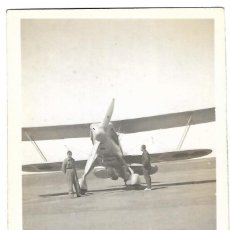 Militaria: 1937-38CA FOTOGRAFÍA PROCEDENTE SOLDADO LEGIÓN CÓNDOR. AVION HEINKEL HE-51 GUERRA CIVIL.