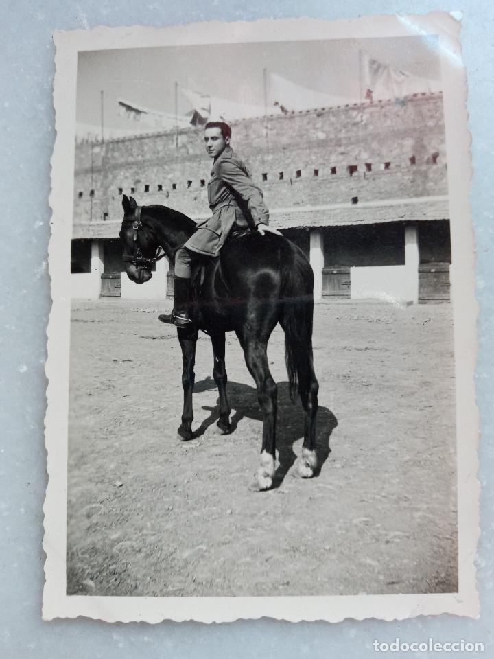Militaria: SOLDADO ESPA&Ntilde;OL A CABALLO EN LOS A&Ntilde;OS 40/50