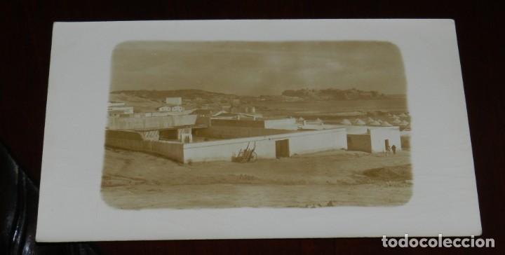 Militaria: FOTO POSTAL DE OFICIALES EN CAMPAMENTO EJERCITO ESPA&Ntilde;OL, GUERRA DEL RIF, ED. R. GUILLEMINOT, NO CIRC