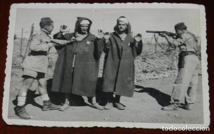 Militaria: FOTOGRAFIA REGULARES EN UN CAMPAMENTO EN SIDI IFNI A&Ntilde;OS 50, CASA MARTINEZ