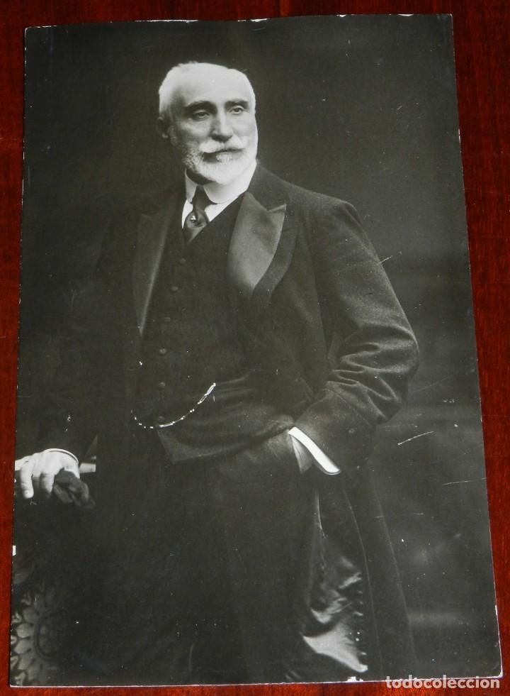Militaria: FOTOGRAFIA ANTONIO MAURA PRESIDENTE DEL GOBIERNO EPOCA DE ALFONSO XIII TAMA&Ntilde;O POSTAL.