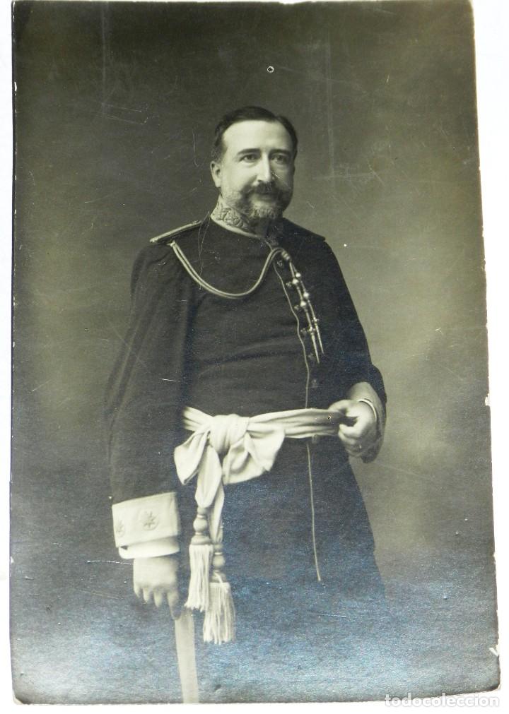 Militaria: FOTOGRAFIA DE TENIENTE CORONEL DEL ESTADO MAYOR, TAMA&Ntilde;O POSTAL.