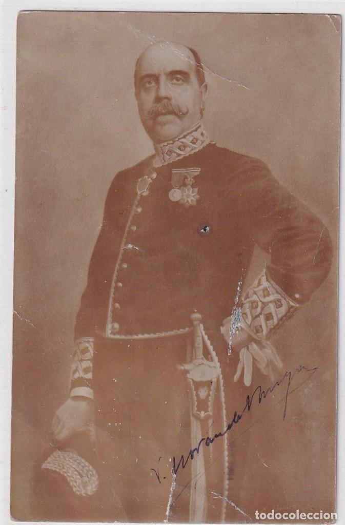 Militaria: Postal fotogr&aacute;fica militar Coronel ??? firma. Sin circular.