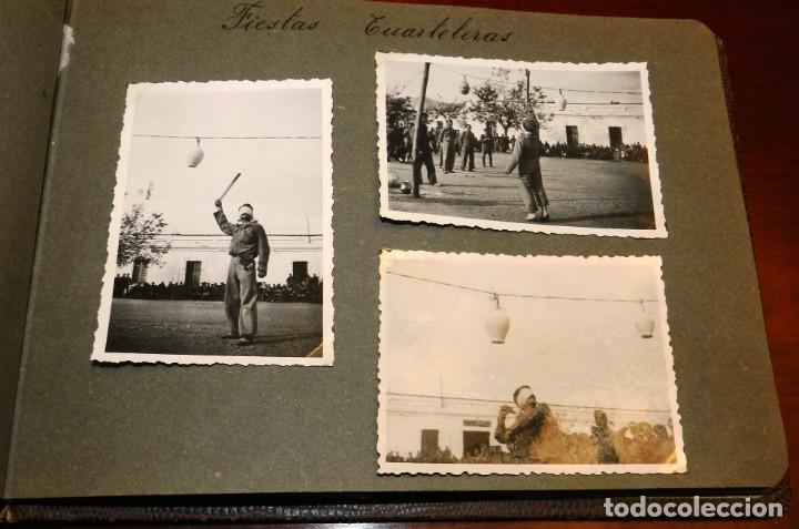 Militaria: ALBUM DE FOTOGRAFIAS DEL REGIMIENTO DE INFANTERIA DE ARAGON N. 17, AÑO 1949, CON MOTIVO DEL DIA DE S - Foto 10 - 305123033