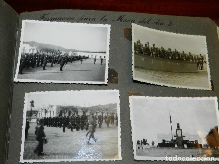 Militaria: ALBUM DE FOTOGRAFIAS DEL REGIMIENTO DE INFANTERIA DE ARAGON N. 17, AÑO 1949, CON MOTIVO DEL DIA DE S - Foto 17 - 305123033