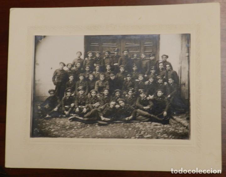 Military Antiques: FOTOGRAFIA DE REGIMIENTO DE INTENDENCIA, MIDE 24,5 X 19 CMS.