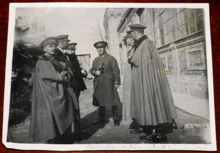 Militaria: FOTOGRAFIA DE OFICIALES DE EL REGIMIENTO DE SABOYA, ESCUELA DE TIRO 1929, MIDE 11,5 X 9 CMS.