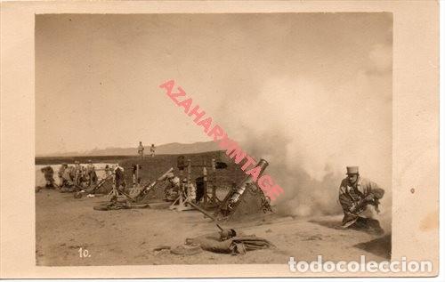 Militaria: A&Ntilde;OS 20, GUERRA DE MARRUECOS, POSICIONES ARTILLERAS LEGION EXTRANJERA FRANCESA, 14X9 CMS