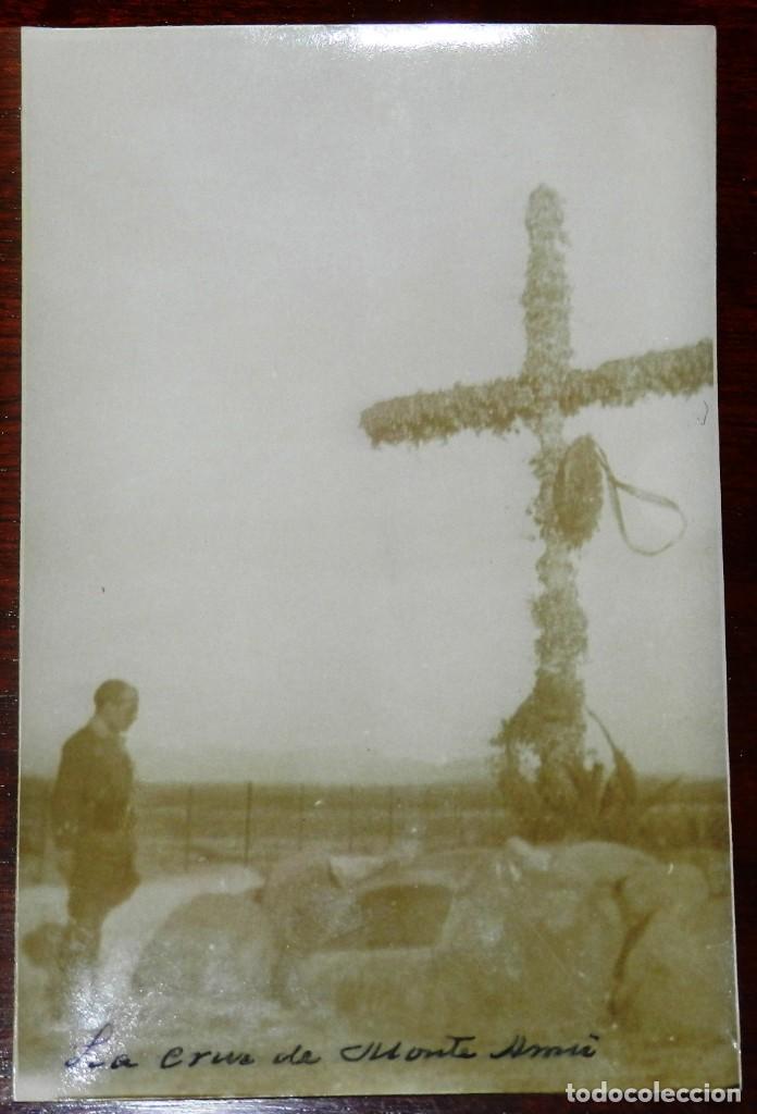 Militaria: FOOGRAFIA DE LA GUERRA DEL RIF, LA CRUZ DE DE MONTE ARRUIT, MIDE 13 X 8,5 CMS.