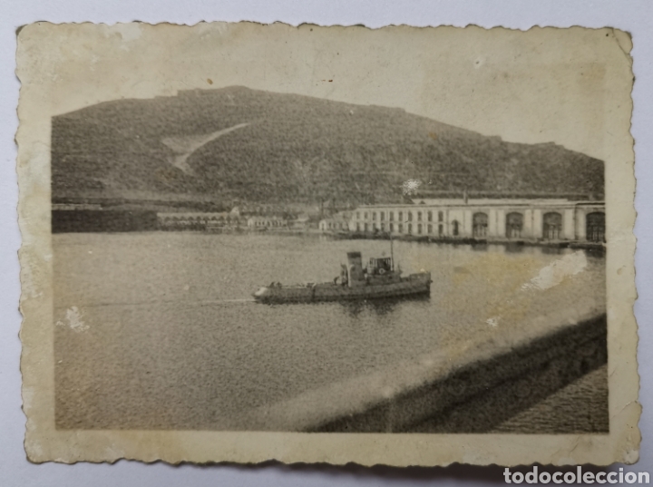 Militaria: Antigua Fotograf&iacute;a Arsenal de Cartagena - Marina Guerra Armada Espa&ntilde;ola - Laboratorio Abellan