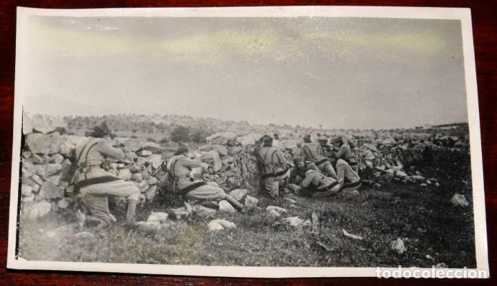 Militaria: FOTOGRAFIAS DE PRACTIRAS DE TIRO, ACADEMIA MILITAR, TAMA&Ntilde;O POSTAL.