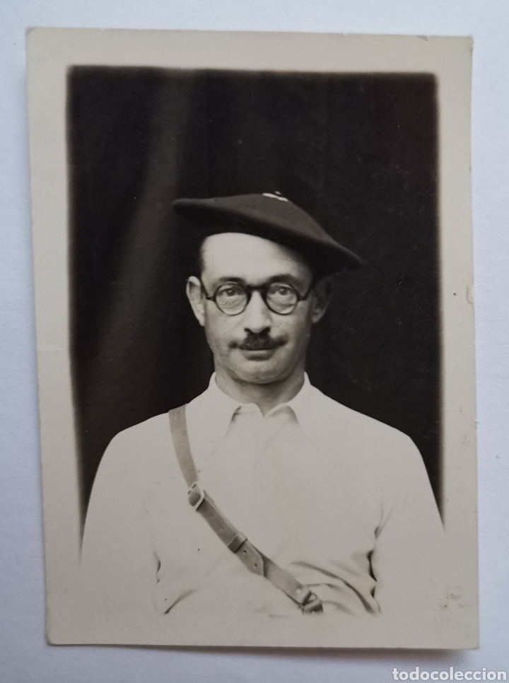 Militaria: Antigua Fotograf&iacute;a Carlista Requete - &Eacute;poca Guerra Civil