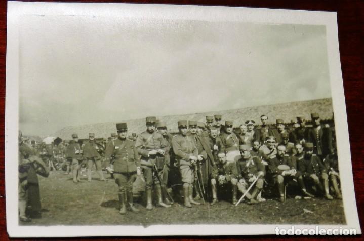 Militaria: FOTOGRAFIA MILITAR DE SOLDADOS DE ARTILLERIA LIGERA, A&Ntilde;OS 20, MIDE 9 X 6 CMS.