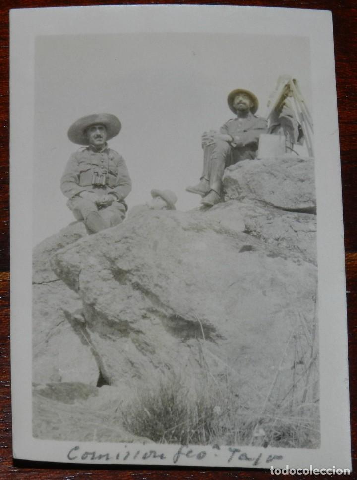 Military Antiques: FOTOGRAFIA DE MILITARES, COMISION FCO. TAJO, A&Ntilde;OS 1920, MIDE 6 X 4 CMS. APROX.