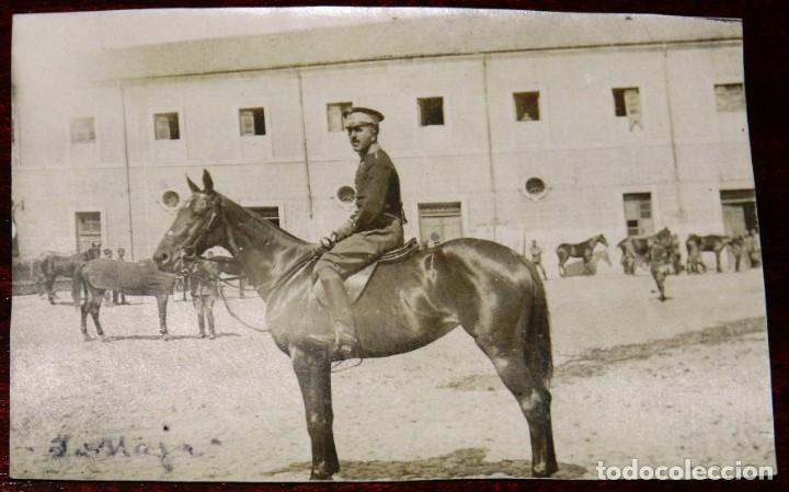 Military Antiques: FOTOGRAFIA DE OFICIAL DE CABALLERIA MAJA, A&Ntilde;OS 1920, MIDE 6 X 4 CMS. APROX.