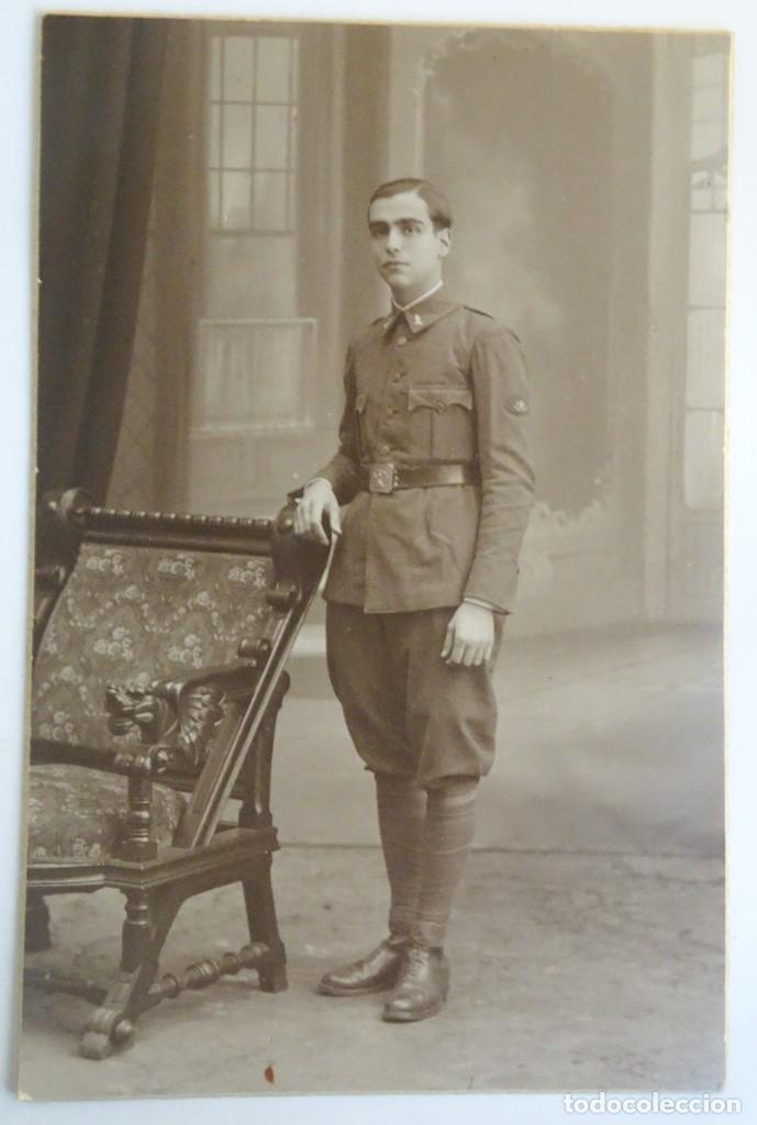 Militaria: ANTIGUA FOTOGRAF&Iacute;A DE UN MILITAR, ESTUDIO JOS&Eacute; ALONSO, BARCELONA, VER FOTOS