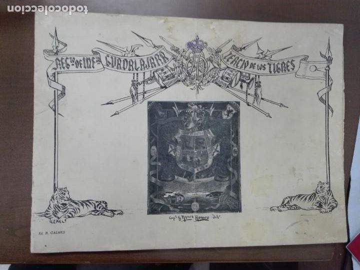Militaria: ALBUM MILITAR DE FOTOTIPIAS- 1920-REGIMIIENTO INFANTERIA GUADALAJARA-TERCIO DE LOS TIGRES