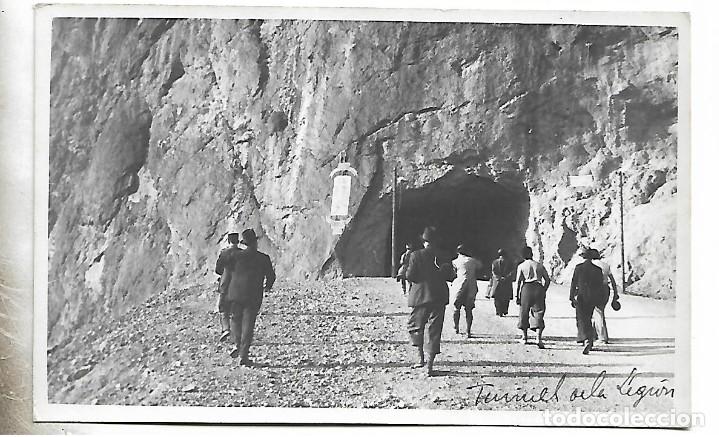 Militaria: ER- FOTOGRAFIA ANTIGUA DE - ENTRADA AL TUNEL DE LA LEGION