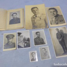 Militaria: * LOTE 9 FOTOGRAFIAS DE ALFEREZ PROVISIONAL, GUERRA CIVIL Y AÑOS 40. ORIGINAL. ZX. Lote 316844188
