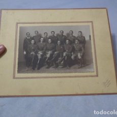 Militaria: * ANTIGUA FOTOGRAFIA DE MILITARES OFICIALES EN ALCOY 1942, ORIGINAL. ZX. Lote 317815478