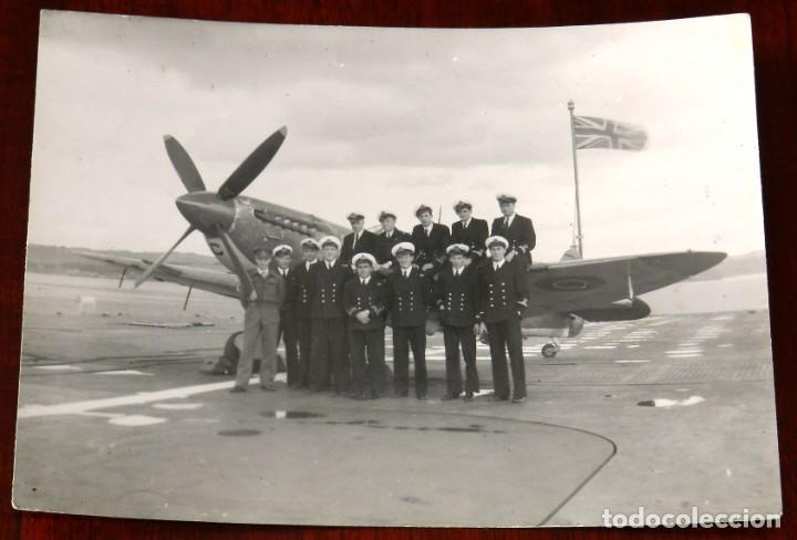 Military Antiques: FOTOGRAFIA DE AVIADORES DEL EJERCITO INGLES, MIDE 15,5 X 11,2 CMS.