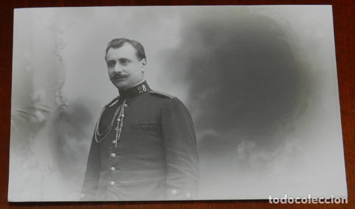 Military Antiques: ANTIGUA FOTO POSTAL DE CAPITAN DEL REGIMIENTO 28, A&Ntilde;OS 20, NO ESCRSITA, PHOLTO ART MARSAL, DE TARRAG