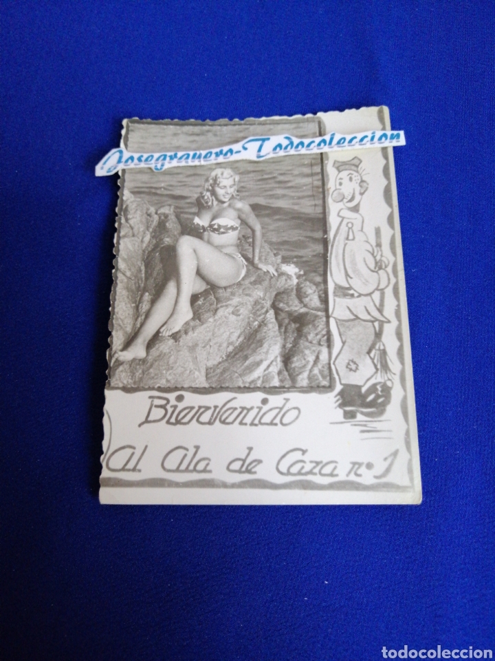 Militaria: EJ&Eacute;RCITO A&Eacute;REO ESPA&Ntilde;OL ALA DE CAZA NUMERO 1 FOTOGRAFIA a&ntilde;o 1962