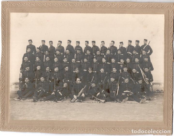 Militaria: Militares. Foto Sobre cart&oacute;n