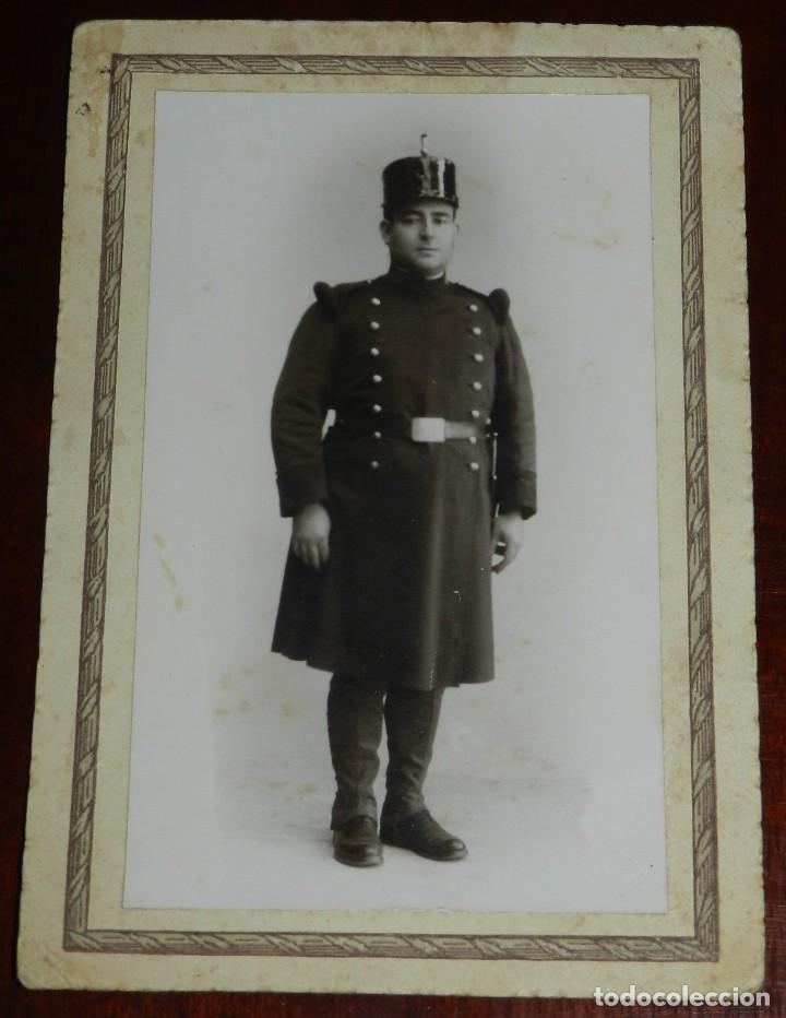 Military Antiques: FOTOGRAFIA DE SOLDADO DE ARTILLERIA, MIDE 15,5 X 10,5 CMS.