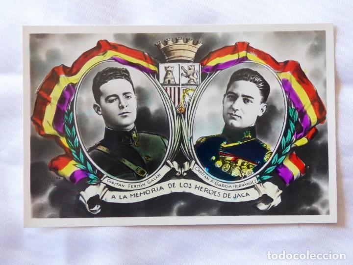 Militaria: A LA MEMORIA DE LOS H&Eacute;ROES DE JACA. CAPIT&Aacute;NES REPUBLICANOS FERMIN GALAN Y ANGEL GARC&Iacute;A HERN&Aacute;NDEZ