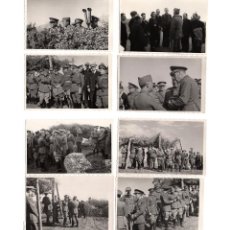 Militaria: LOTE DE 8 POSTALES FOTOGRÁFICAS. MANIOBRAS CAMPAMENTO MONTE SAN PEDRO. 1942.13,5X8,5.. Lote 323090403