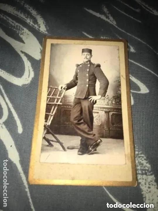 Militaria: ANTIGUA FOTOGRAF&Iacute;A MILITAR &Eacute;POCA ALFONSO XIII SOLDADO CUERPO INGENIEROS FOTO JOS&Eacute; DIAZ P&Eacute;REZ SEVILL