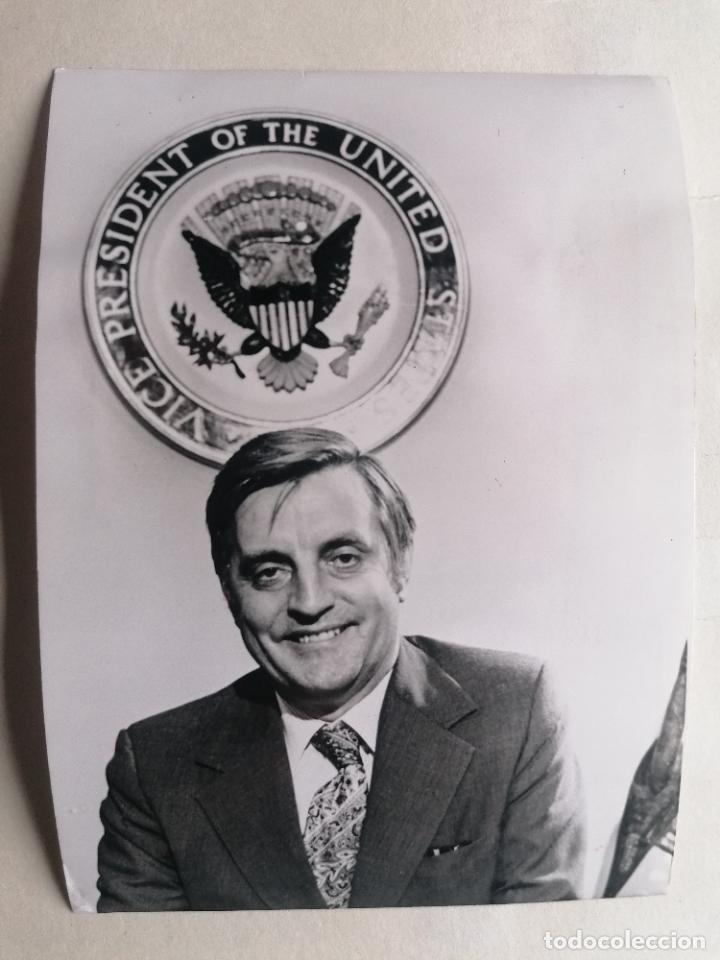 Militaria: FOTOGRAFIA WALTER FRITZ MONDALE, POLITICO NORTEAMERICANO, ENERO 1978