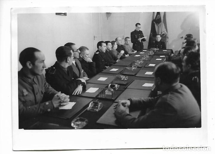 Military Antiques: E100- FOTOGRAF&Iacute;A ANTIGUA - CONSEJO MILITAR DE FALANGE