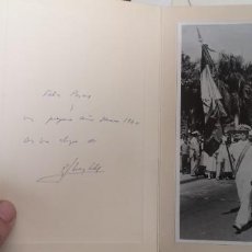 Militaria: FOTOGRAFÍA, JUAN CARLOS DE BORBÓN, ABANDERADO 1960 DEDICATORIA Y FIRMA ,. Lote 327134153
