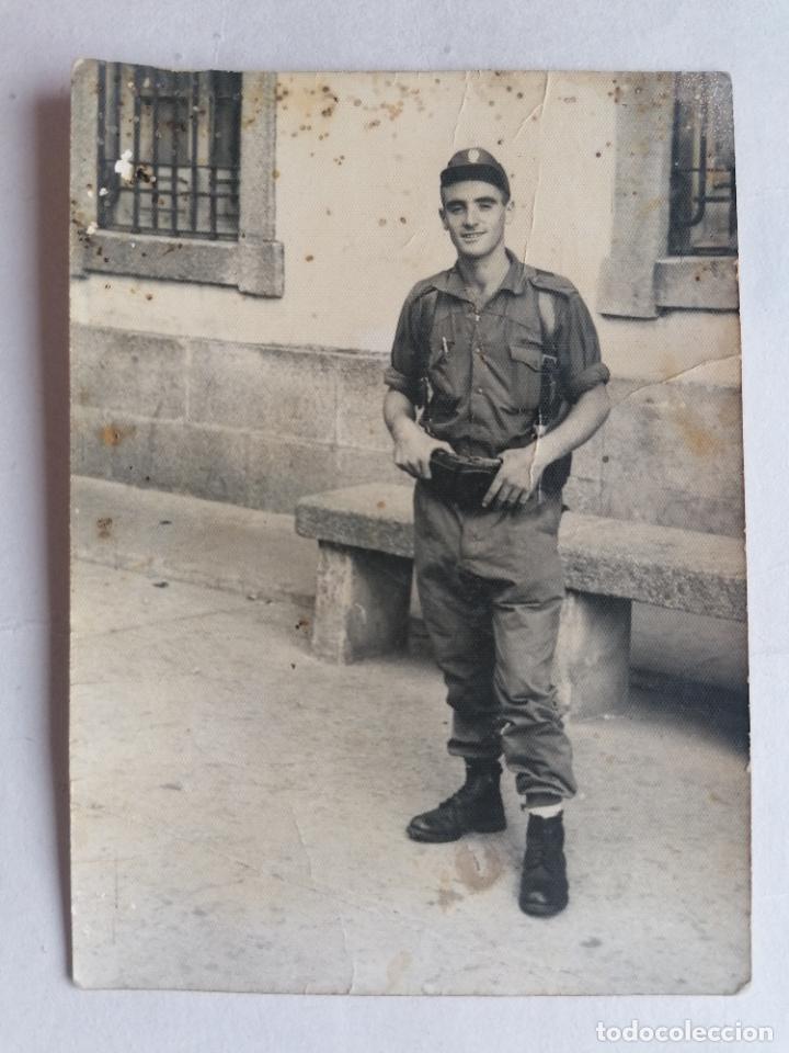 Militaria: FOTOGRAFIA MILITAR POSANDO, MEDIDAS 7,5 X 10,5 CM